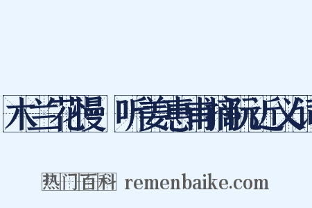 木兰花慢·听姜惠甫摘阮近义词是什么意思的图片